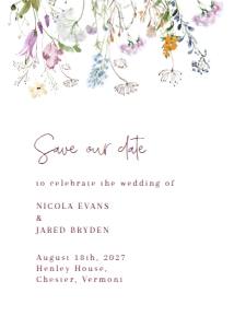 Save the date - 0012 design preview