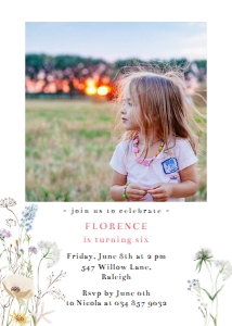 Birthday Invite Template 03 design preview