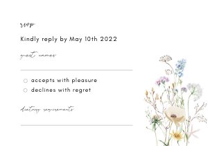 011 - Wedding Invitation Set design preview