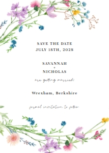 Save the Date 07 design preview