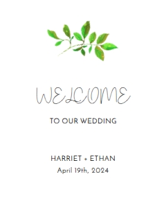 Welcome Sign 16 x 20: Welcome Signs