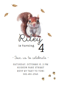 Birthday Invitation 0061 design preview
