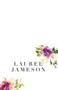 Note Card Graceful Bouquet: Graceful Bouquet Sorority Packet- Digital