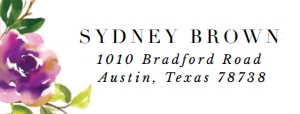 Return (Home) Address Label Graceful Bouquet: Graceful Bouquet Sorority Packet- Digital