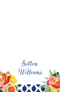 Note Card Citrus Garden: Citrus Garden Sorority Packet- Digital