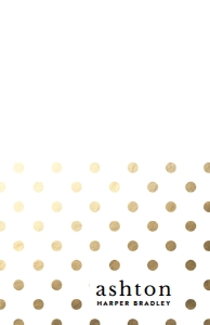 Note Card Golden Dots: Golden Dots Sorority Packet- Digital