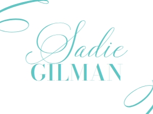 Personal Folder Sticker Elegant Script: Elegant Script Sorority Packet- Digital