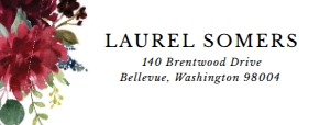 Return (Home) Address Label Moody Garden: Moody Garden Sorority Packet- Digital