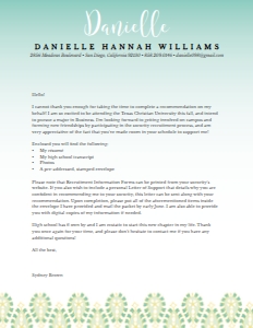 Cover Letter Fresh Paisley: Fresh Paisley Sorority Packet- Digital