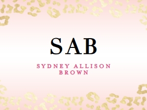 Personal Folder Sticker Golden Leopard: Golden Leopard Sorority Packet- Digital