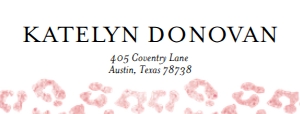 Return (Home) Address Label Cheetah Glimmer: Cheetah Glimmer Sorority Packet- Digital