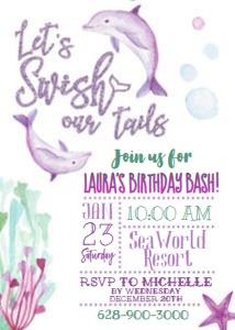 Let's Swish Our Tails design preview