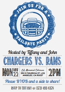 Football Tailgate Party 2 design preview
