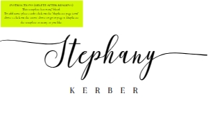 #074-D13 Place Card design preview