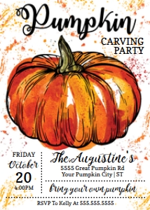 SEM-Pumpkin Carving Party V1 design preview