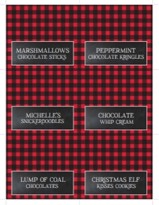 SEM-Buffalo Plaid-Flannel & Frost-Food Labels design preview