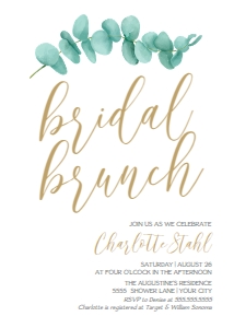 SEM-Eucalyptus 5x7 invite-BRIDAL SHOWER: SEM-Eucalyptus 5x7 invite-BRIDAL SHOWER