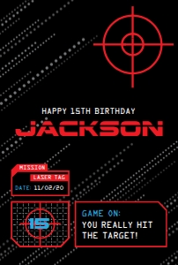 SEM-Laser Tag CAPRI SUN Label design preview