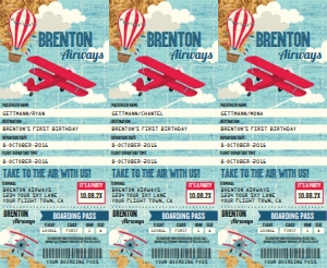 SEM-Airplane Ticket Invite - 3-UP: SEM-Airplane Ticket Invite - 3-UP