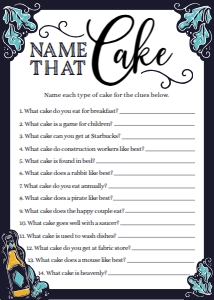 SEM-Love is Brewing–Name That Cake Game BLUE design preview