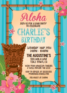 SEM-LUAU Party-Invite-Pink design preview
