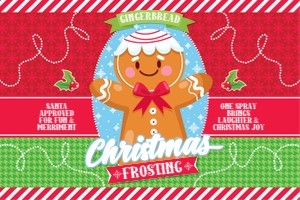 SEM-Silly String Label–Gingerbread Man Frosting-3oz design preview