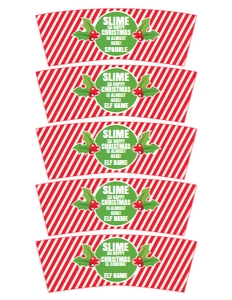 SEM-Christmas ELF SLIME Label design preview