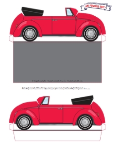 SEM-VW Convertible Box-RED-Template design preview