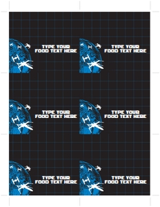 SEM-Star Wars Food Labels-R1 Blue design preview