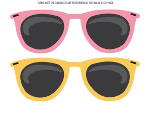 SEM-Pineapple Sunglasses-GAME PIECES 8.5x11: SEM-Pineapple Sunglasses-GAME-18X24