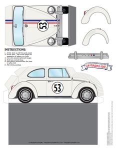 SEM-VW-Herbie Beetle Box-Template design preview
