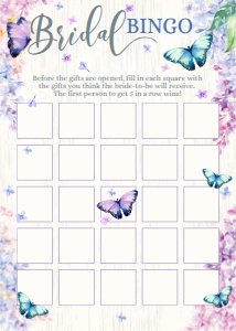 SEM-Butterfly Lilac-BRIDAL Shower GAMES-GROUP 1: SEM-Butterfly Lilac-BRIDAL Shower GAMES-GROUP 1