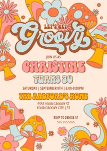 SEM-Groovy Invite 5x7-mushrooms design preview