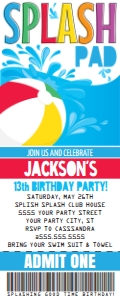 SEM-Splash Pad Invite design preview