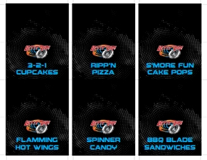 SEM-Bey Blade 2x3.25 Food Labels design preview