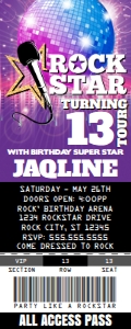 SEM-Rock Star Ticket Invite V2 design preview