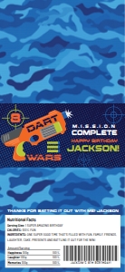 SEM-Dart Wars Kit Kat Wrap design preview