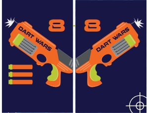 SEM-Dart Wars Banner design preview