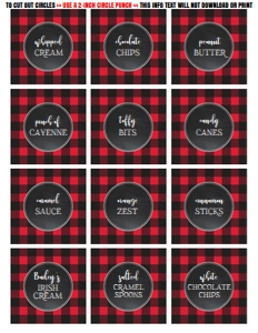SEM-Flannel Frost Cupcake CIRCLES: SEM-Flannel Frost Cupcake CIRCLES