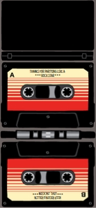 SEM-Guardian of the Galaxy-Cassette Tape-Kit Kat Candy Label/Wrap design preview