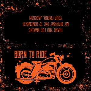 SEM-Motorcycle-Born to Ride - Treat Topper-SMALL: SEM-Motorcycle-Born to Ride - Treat Topper-SMALL