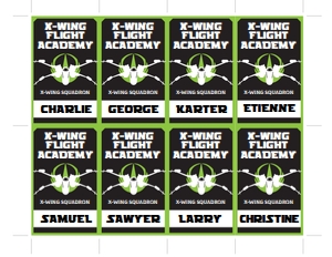 SEM-Star Wars ROGUE ONE Badge - GREEN design preview