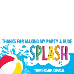 SEM-POOL Party - Treat Topper-SMALL design preview