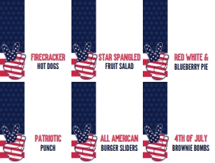 SEM-4th of July-Red White TWO-Food Labels-6UP: SEM-4th of July-Red White TWO-Food Labels-6UP