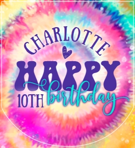 SEM-Tie Dye Hand Sanitizer Label design preview
