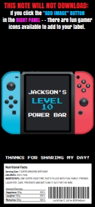 SEM-Switch Controller Kit Kat Label/Wrap BlueRed-WITH SCREEN/TEXT design preview