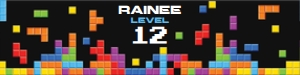 SEM-Gamer Water Bottle Label-TETRIS design preview