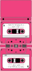 SEM-Cassette Kit Kat Candy Label/Wrap-GROUP pink, purple, blue, green: SEM-Cassette Kit Kat Candy Label/Wrap-GROUP pink, purple, blue, green