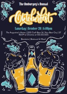 SEM-October Fest 5x7 invite-V3-Blue/Gold design preview