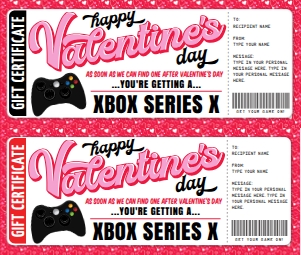 SEM-XBox Voucher VALENTINE-Red bkgd: SEM-XBox Voucher VALENTINE-Red bkgd